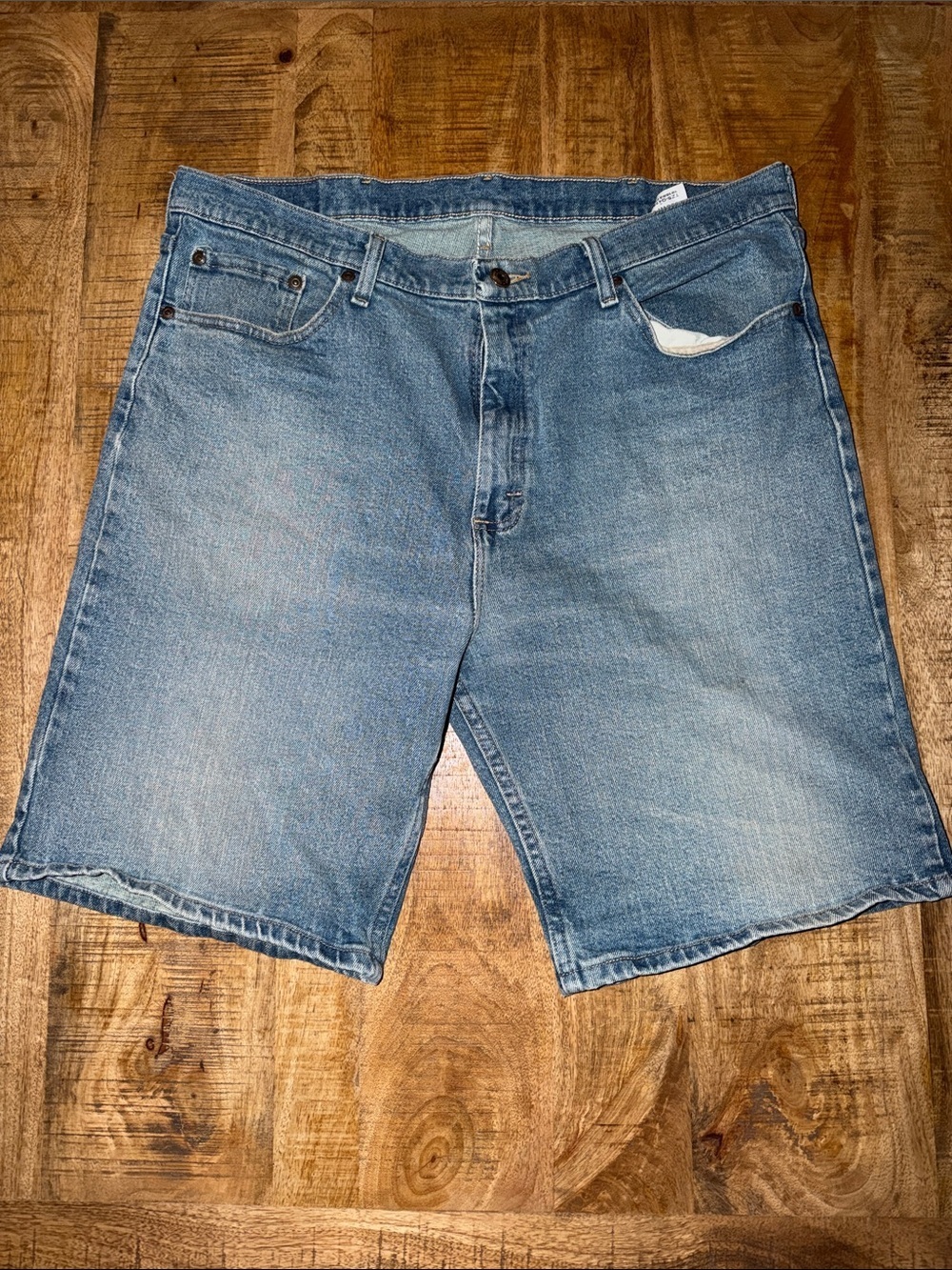 Wrangler Light Blue Denim Jean Shorts